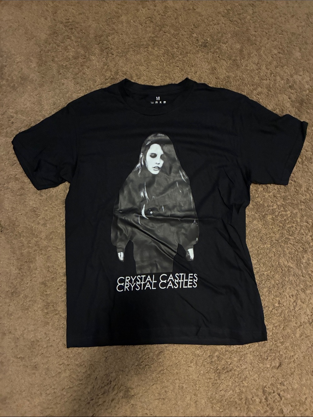 Crystal castles black Band Tee